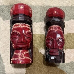 MCM Eclectic Decor Jamaica Art Tiki Totem *excellent quality + detail*
